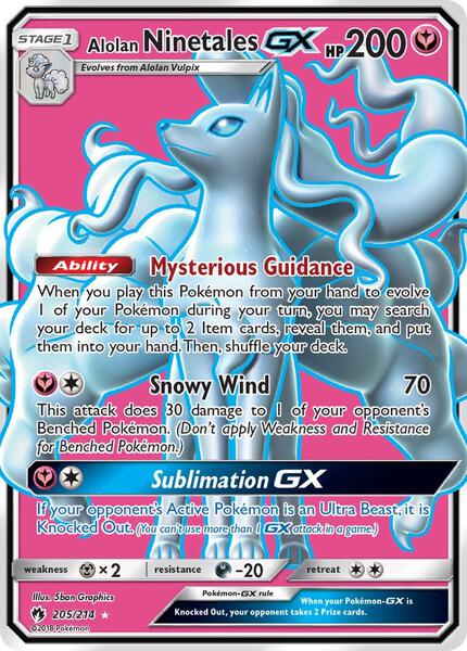 Alolan Ninetales GX (Full Art)
