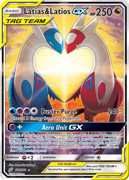 Latias & Latios GX (Alternate Full Art)